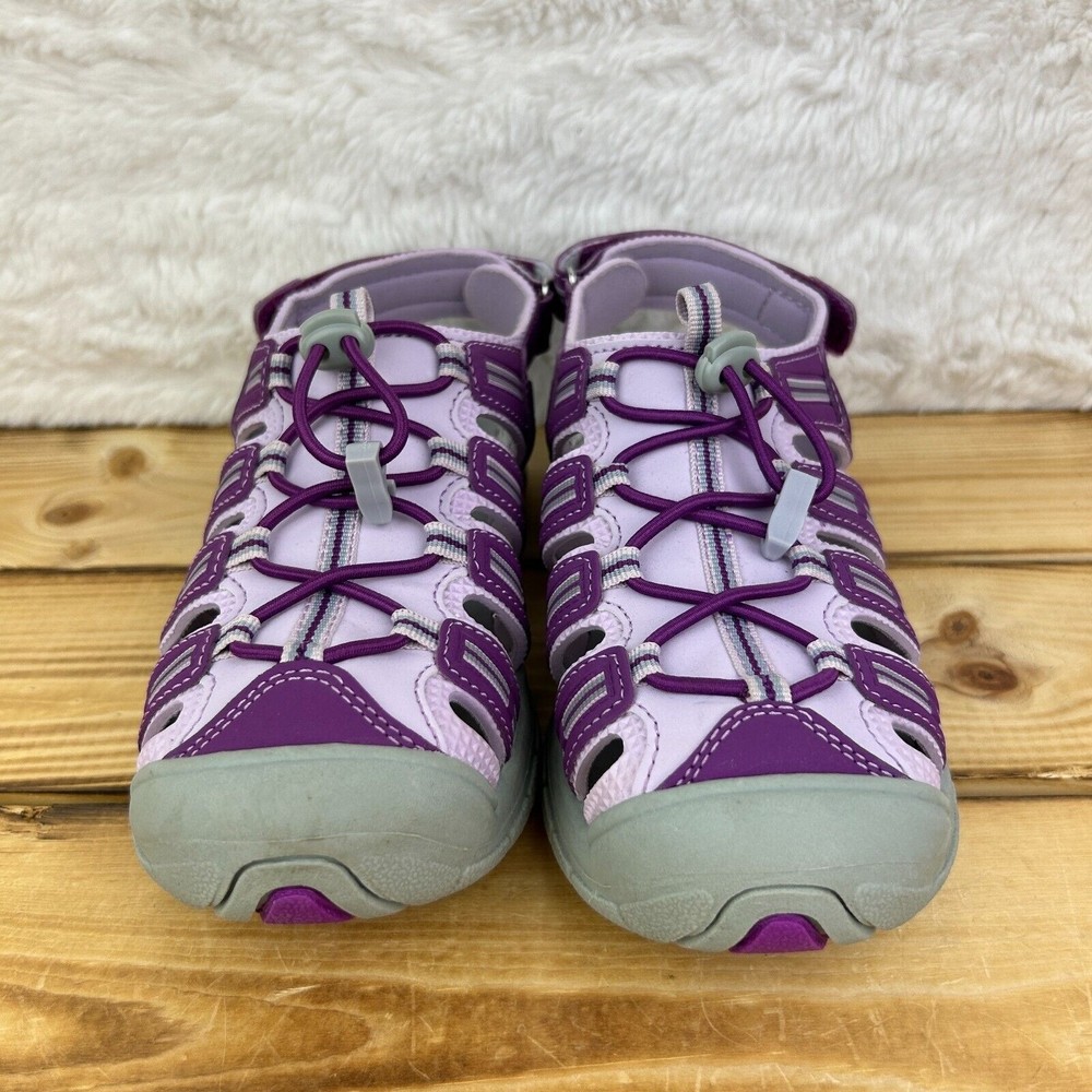 Khombu Girls Sizes 1 2 4 Hiking Water Shoes Sandals Closed Toe Purple Outdoor - Picture 3 of 14